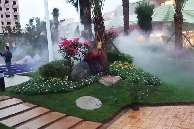 宣武碧桂园景观造雾