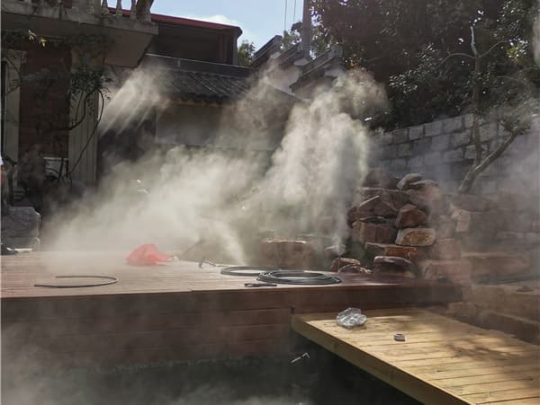 常州梅林草堂景观造雾